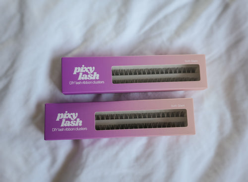 Soft glam lash clusters